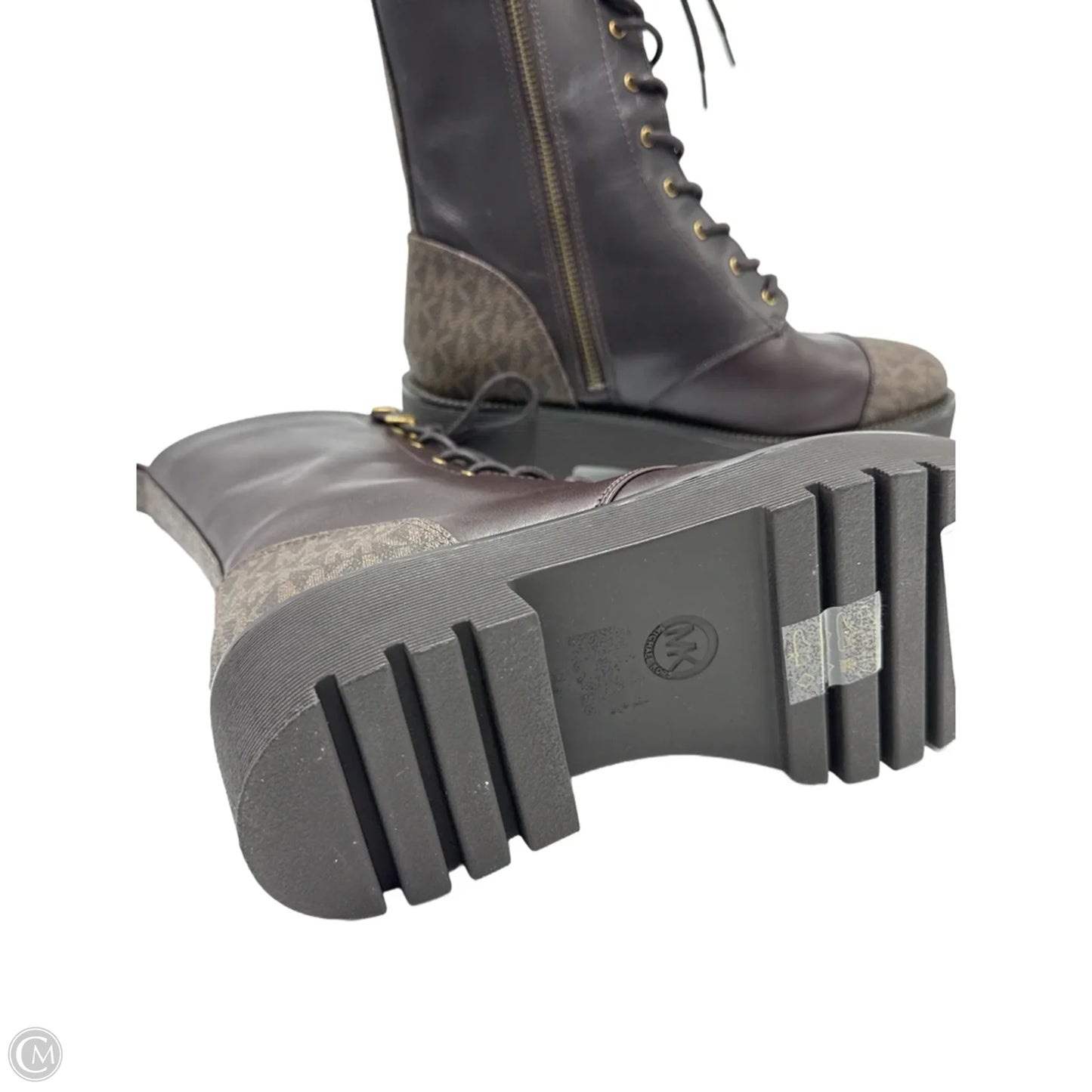 Like New! Boots Designer By Michael Kors In Brown, Size: 7.5