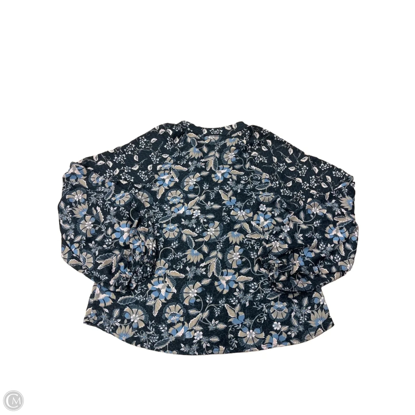 Top Long Sleeve By Evereve In Black, Size: M