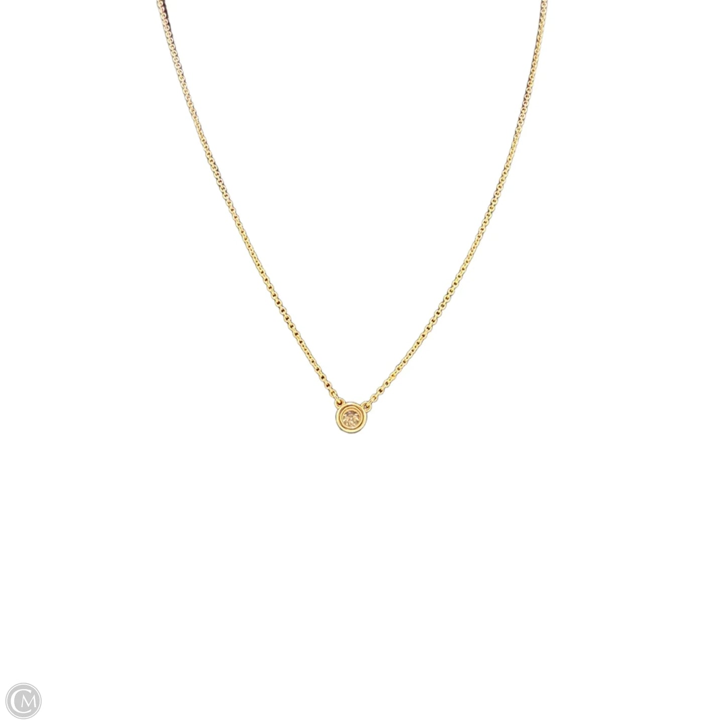 Tiffany & Company Elsa Peretti 18K w/ Diamond Luxury Necklace