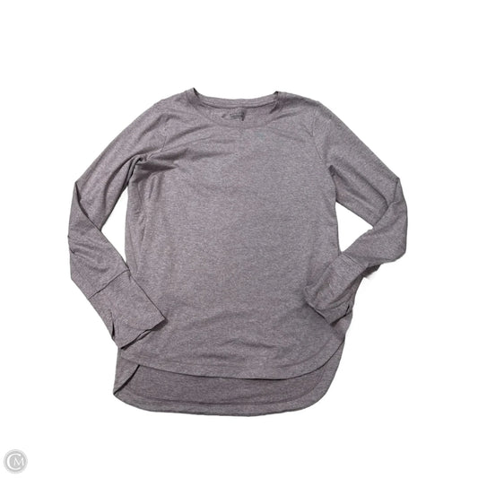 Athletic Top Long Sleeve Collar By Athleta In Purple, Size: L