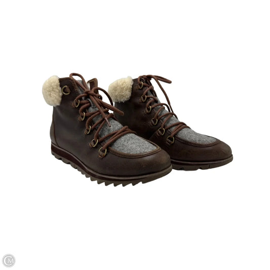 Boots Ankle Flats By Sorel In Brown, Size: 9