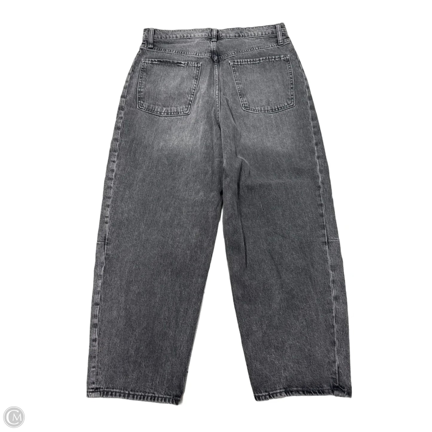 New! Barrel Leg Jeans By Old Navy In Black Denim, Size: 12