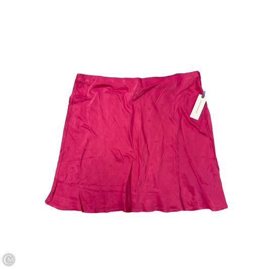 New! Skirt Mini & Short By Anthropologie In Pink, Size: L