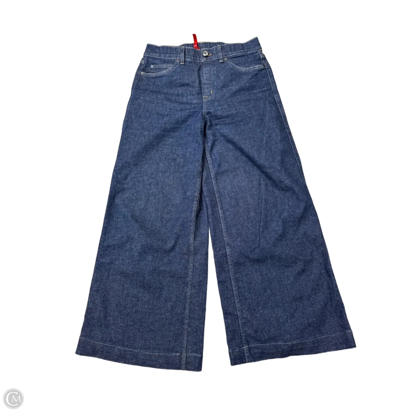 Pants Wide Leg By Spanx In Blue Denim, Size: M