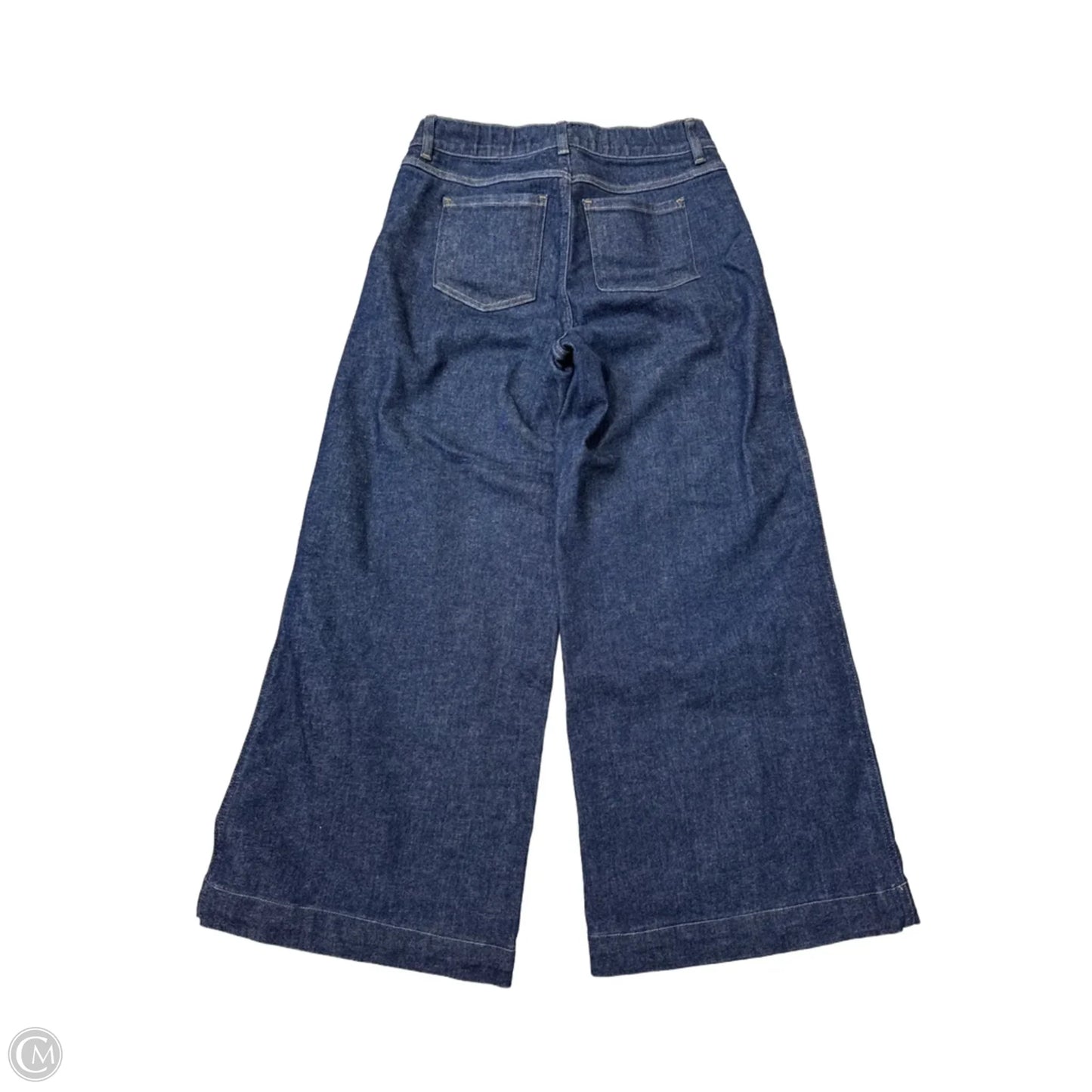 Pants Wide Leg By Spanx In Blue Denim, Size: M