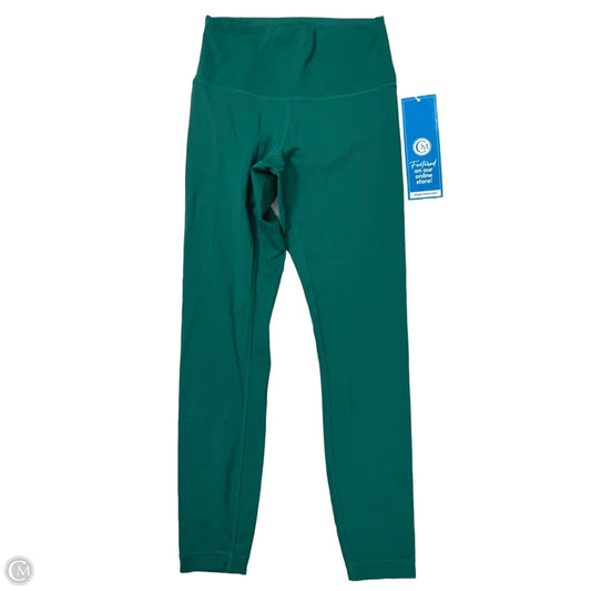 Athletic Leggings By Lululemon In Green, Size: 2