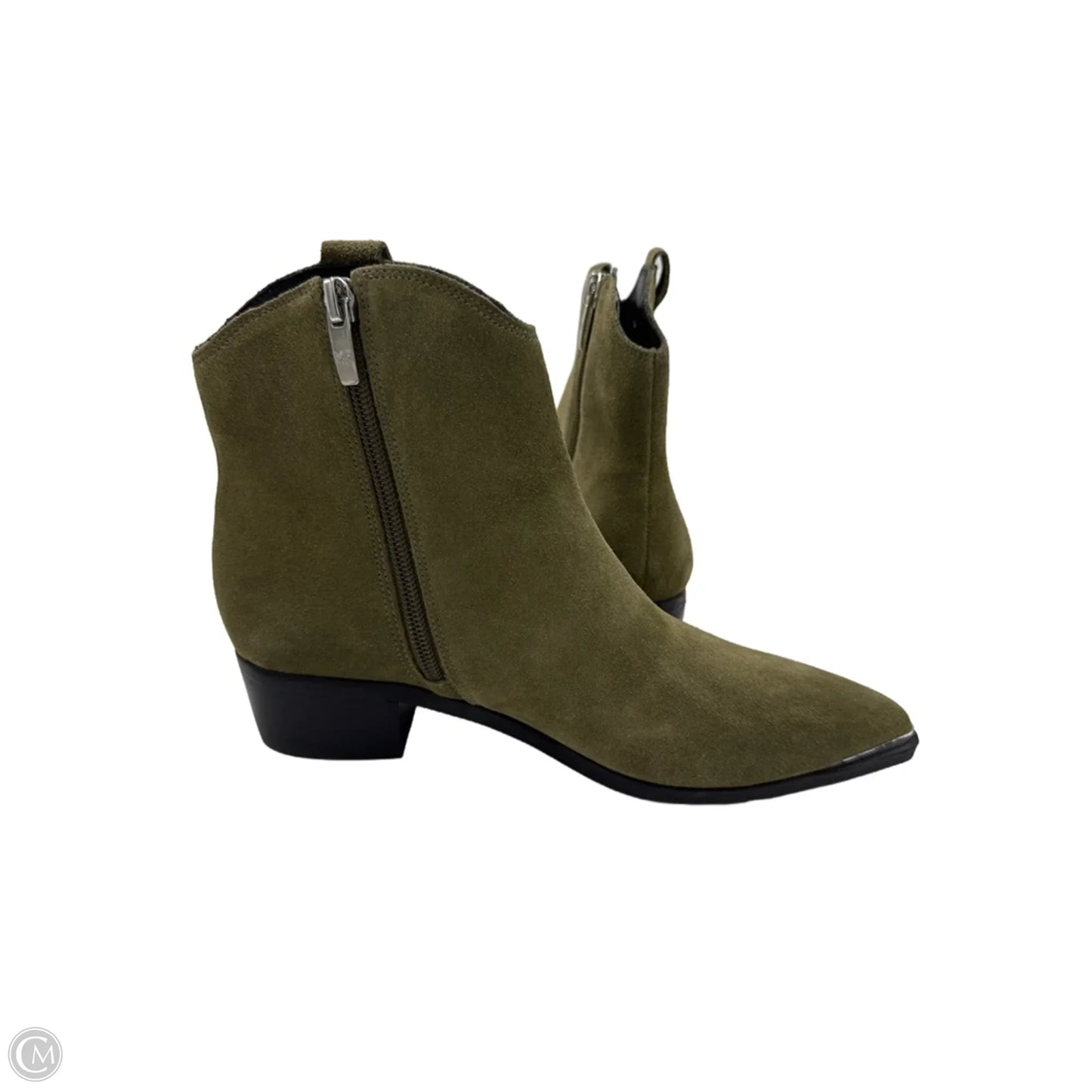 Boots Ankle Heels By Marc Fisher In Green, Size: 6