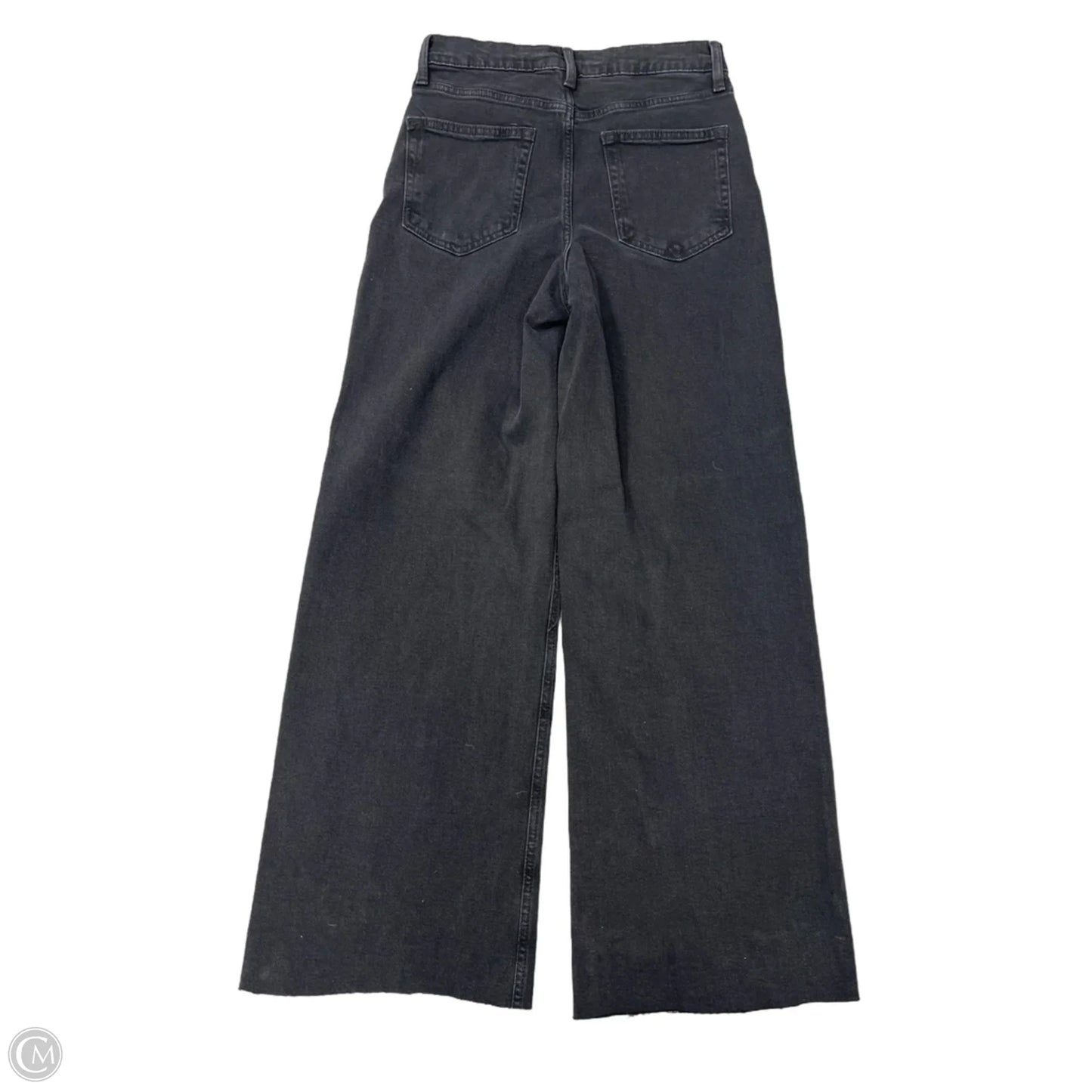 New! Jeans Wide Leg By Gap In Black Denim, Size: 6