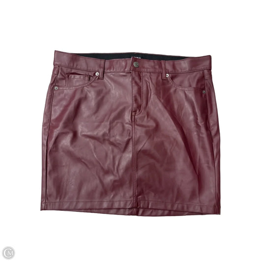 New! Skirt Midi By Torrid In Maroon, Size: 16