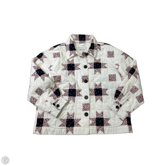 New! Jacket Puffer & Quilted By Madewell In White, Size: L