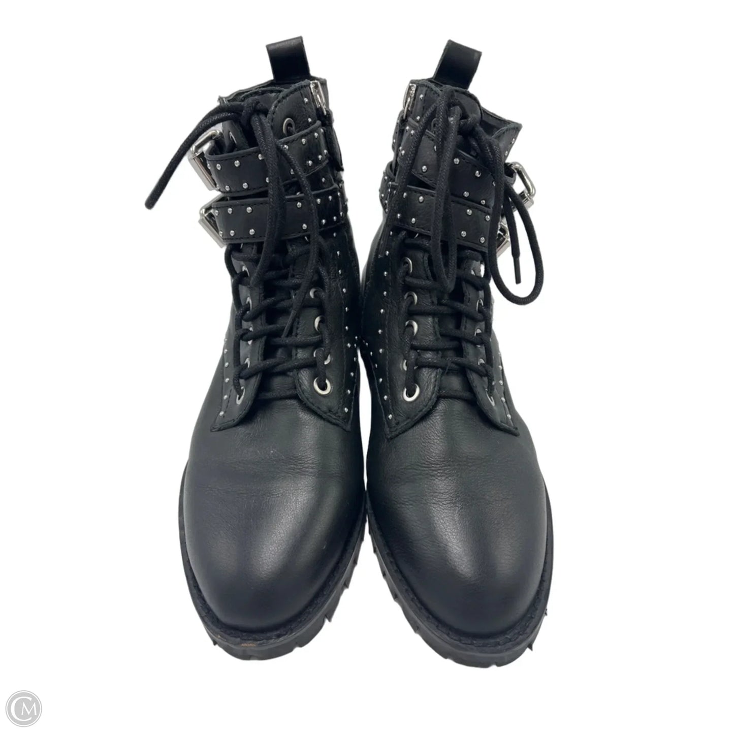Boots Designer By Rebecca Minkoff In Black, Size: 9.5