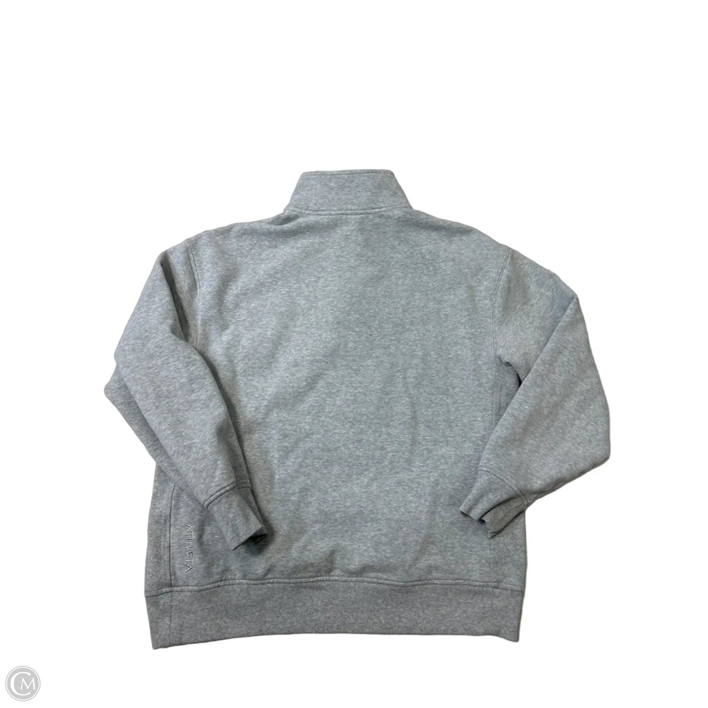 Athletic Top Long Sleeve Collar By Athleta In Grey, Size: Xs