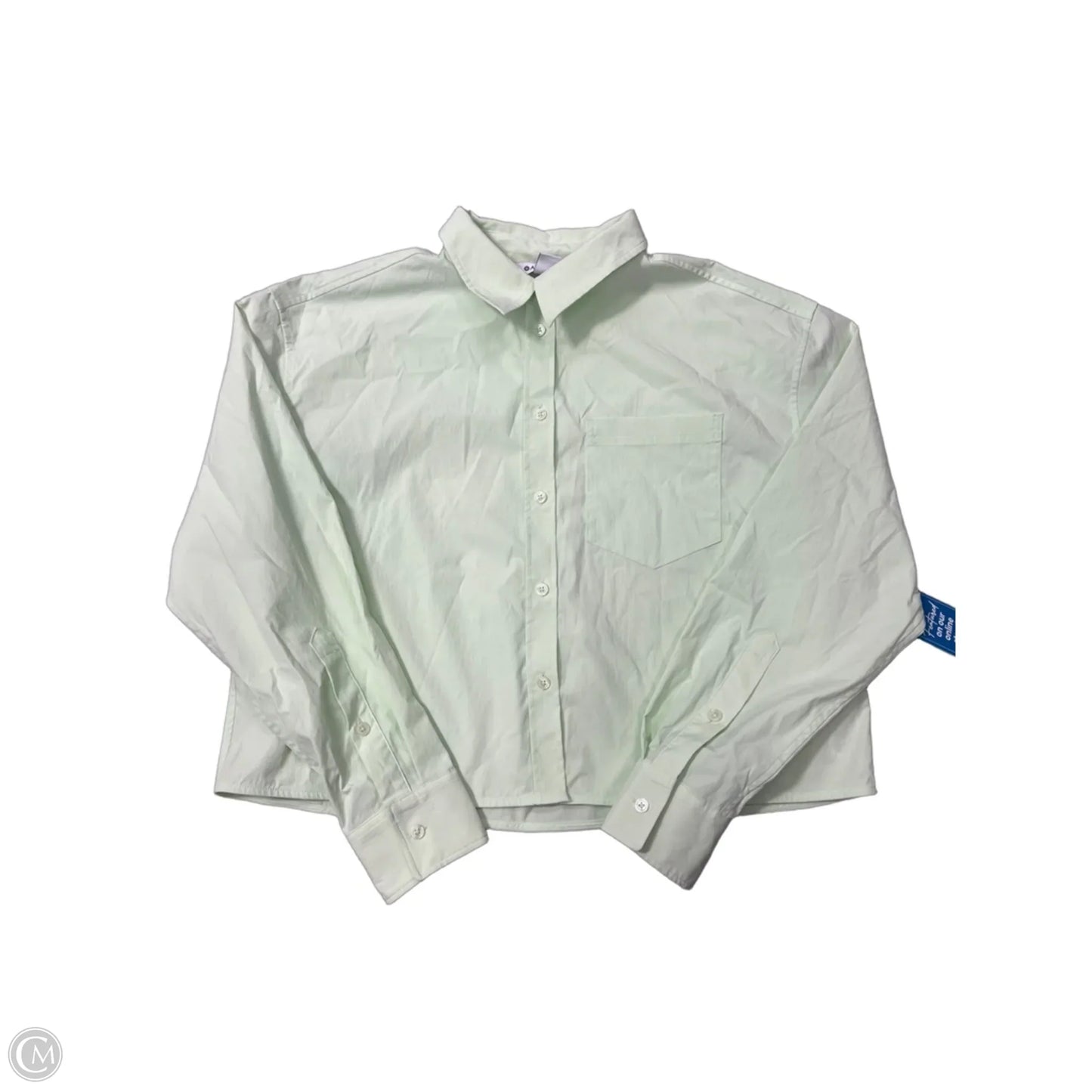 Top Long Sleeve By Athleta In Green, Size: M