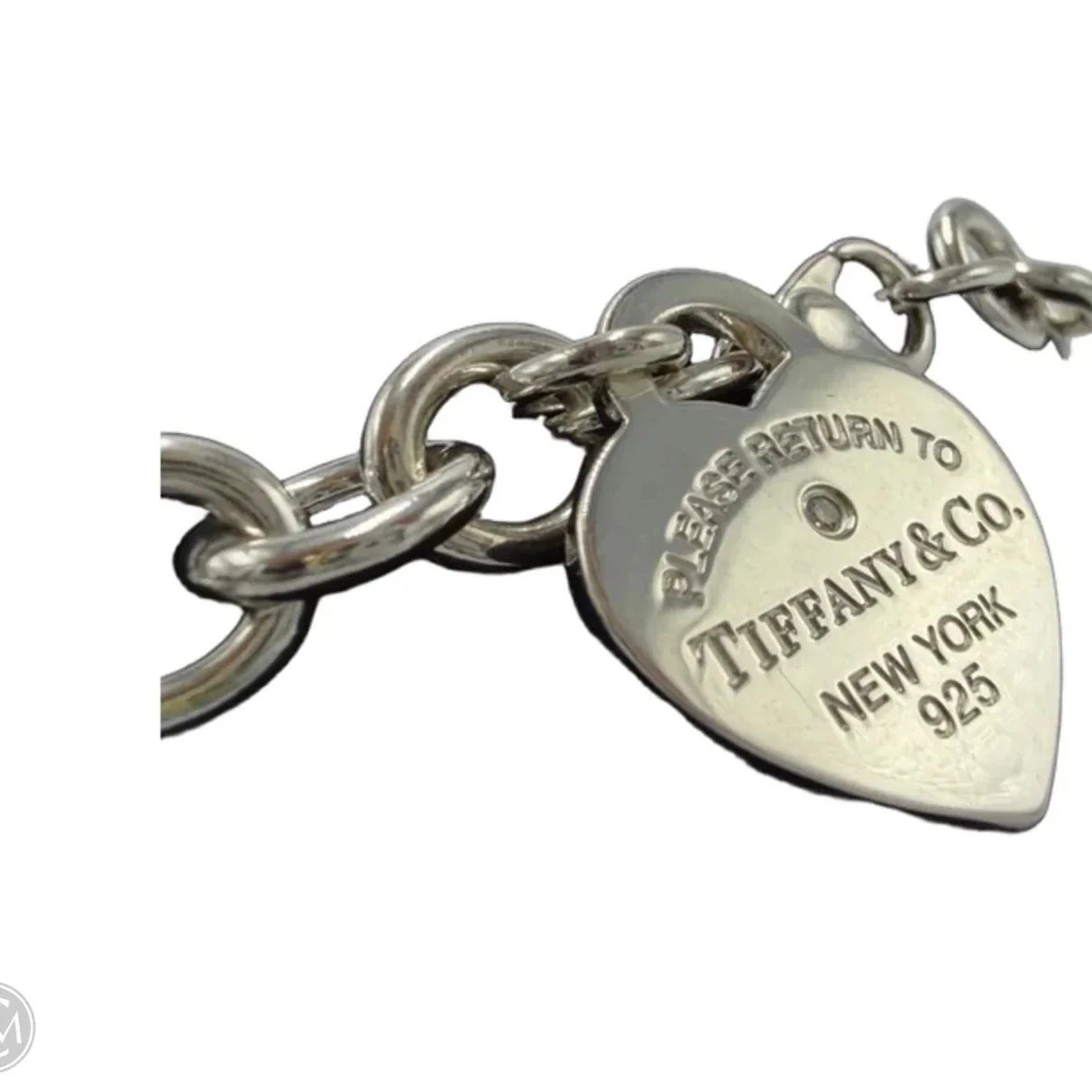 Tiffany & Company Heart Tag Diamond Charm Luxury Bracelet