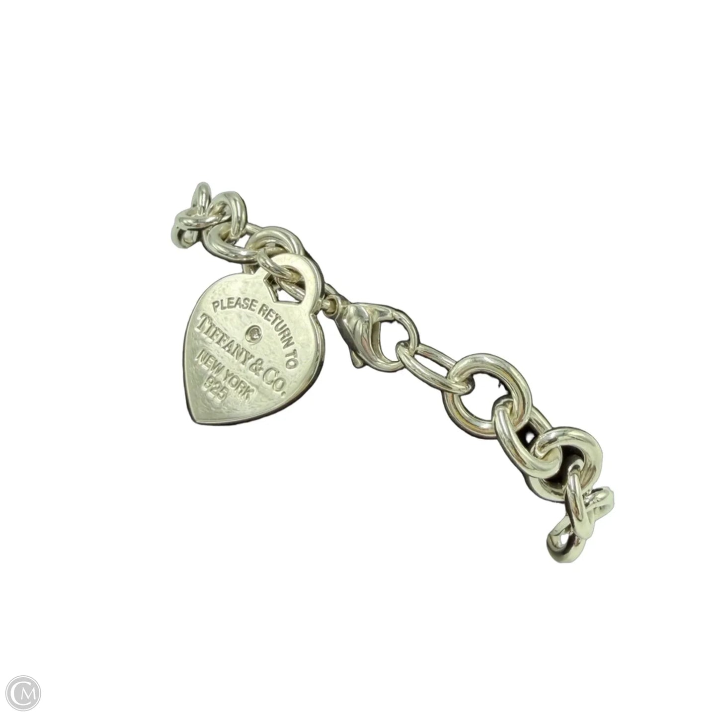 Tiffany & Company Heart Tag Diamond Charm Luxury Bracelet