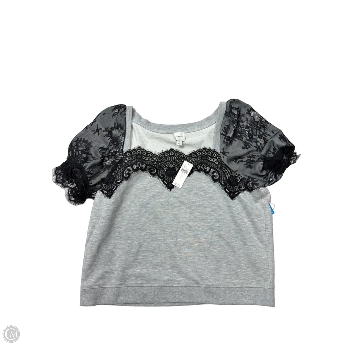 New! Top Short Sleeve By Maeve In Grey, Size: L