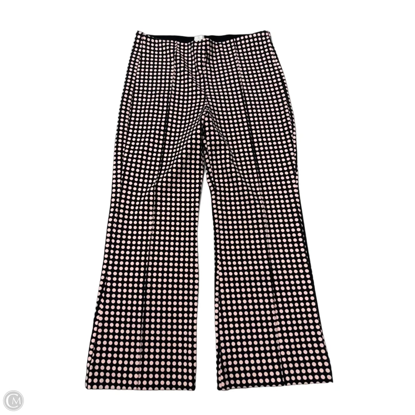 Pants Wide Leg By Maeve In Polkadot Pattern, Size: L