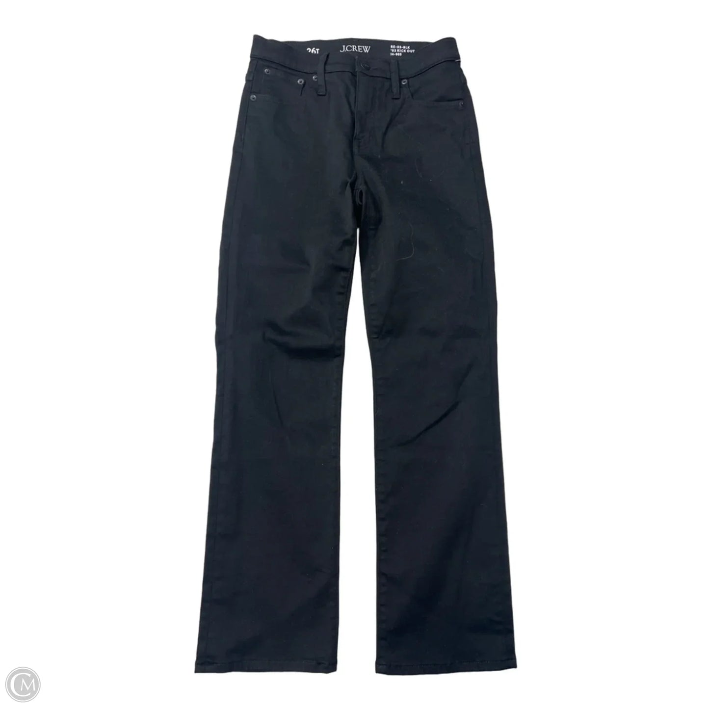 Jeans Boot Cut By J. Crew In Black Denim, Size: 2