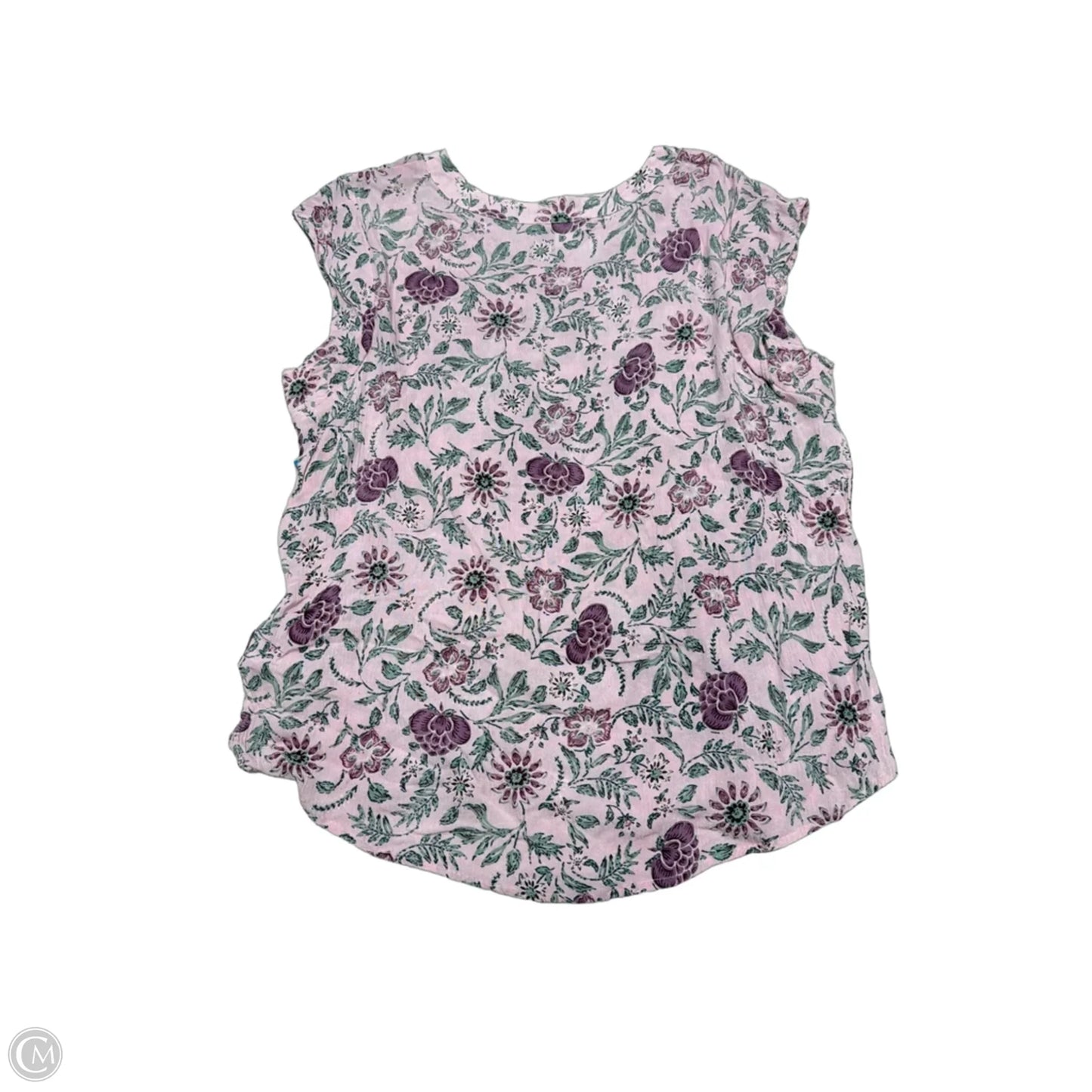 Top Sleeveless By Coldwater Creek In Pink, Size: 1x