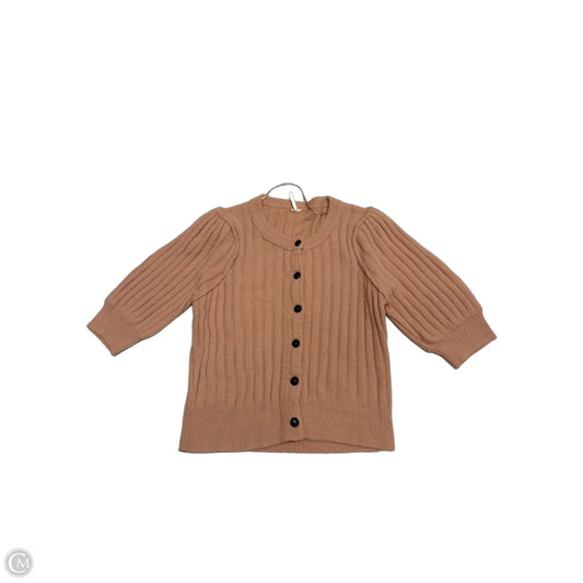Sweater Short Sleeve By Free People In Orange, Size: S