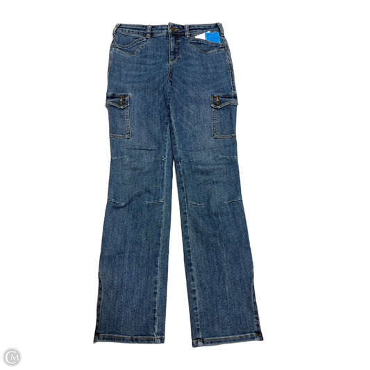 Jeans Straight By Pilcro In Blue Denim, Size: 6
