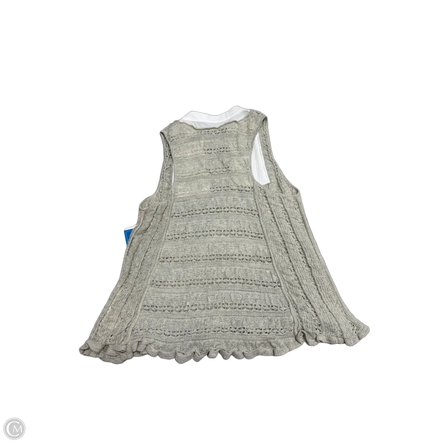 Top Sleeveless By Anthropologie In Grey, Size: S