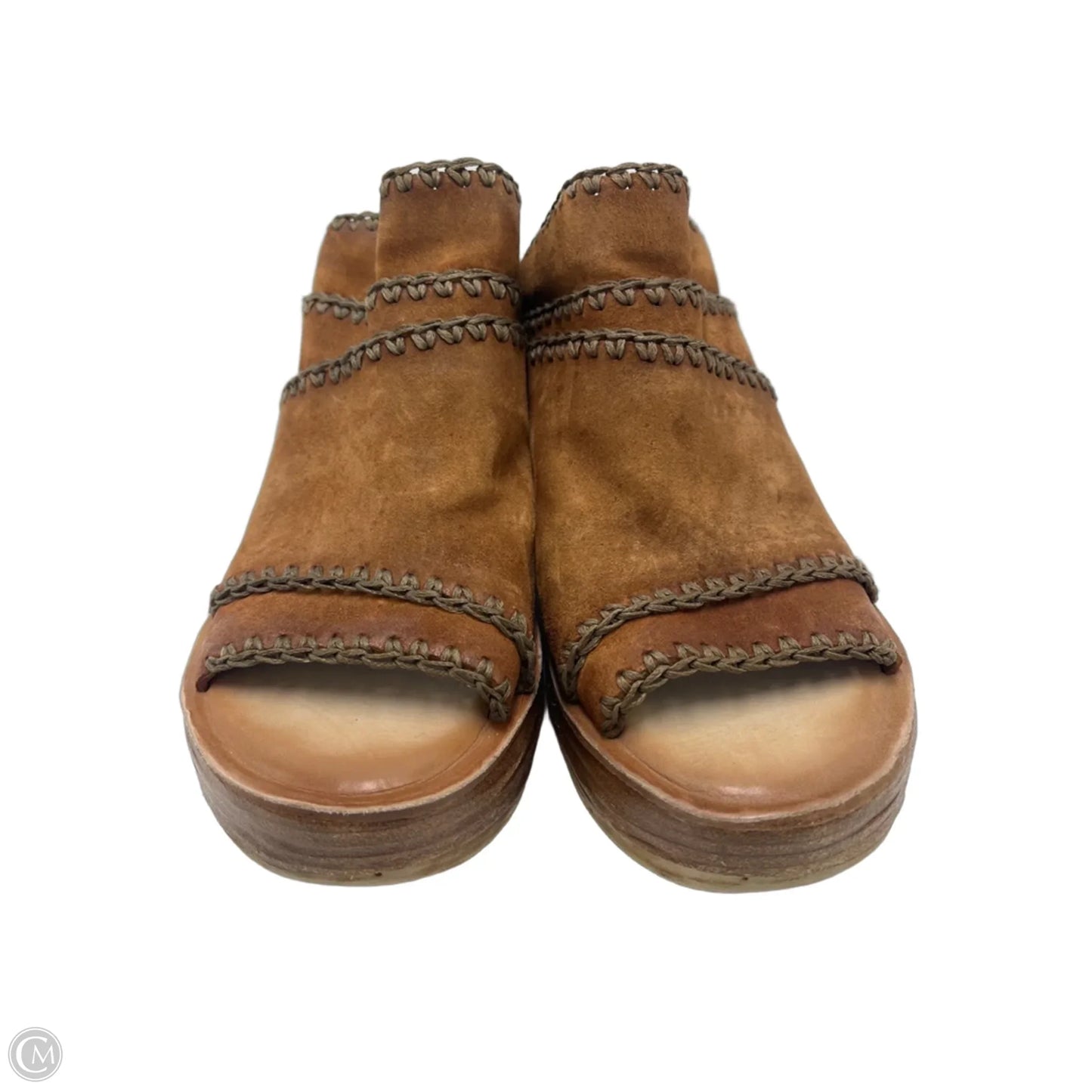 Shoes Heels Wedge By A.S. 98 In Brown, Size: 8