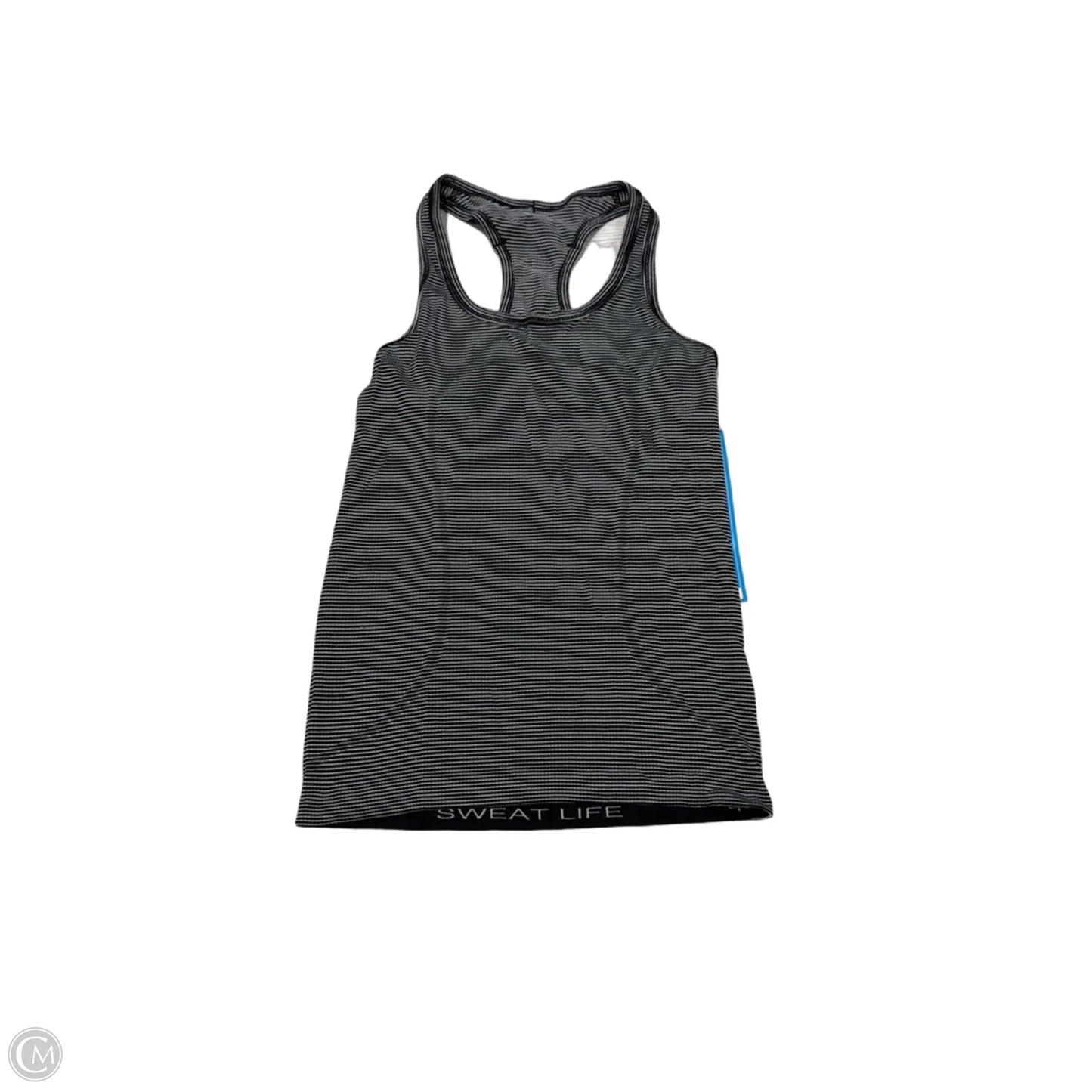 Athletic Tank Top By Lululemon In Striped Pattern, Size: S
