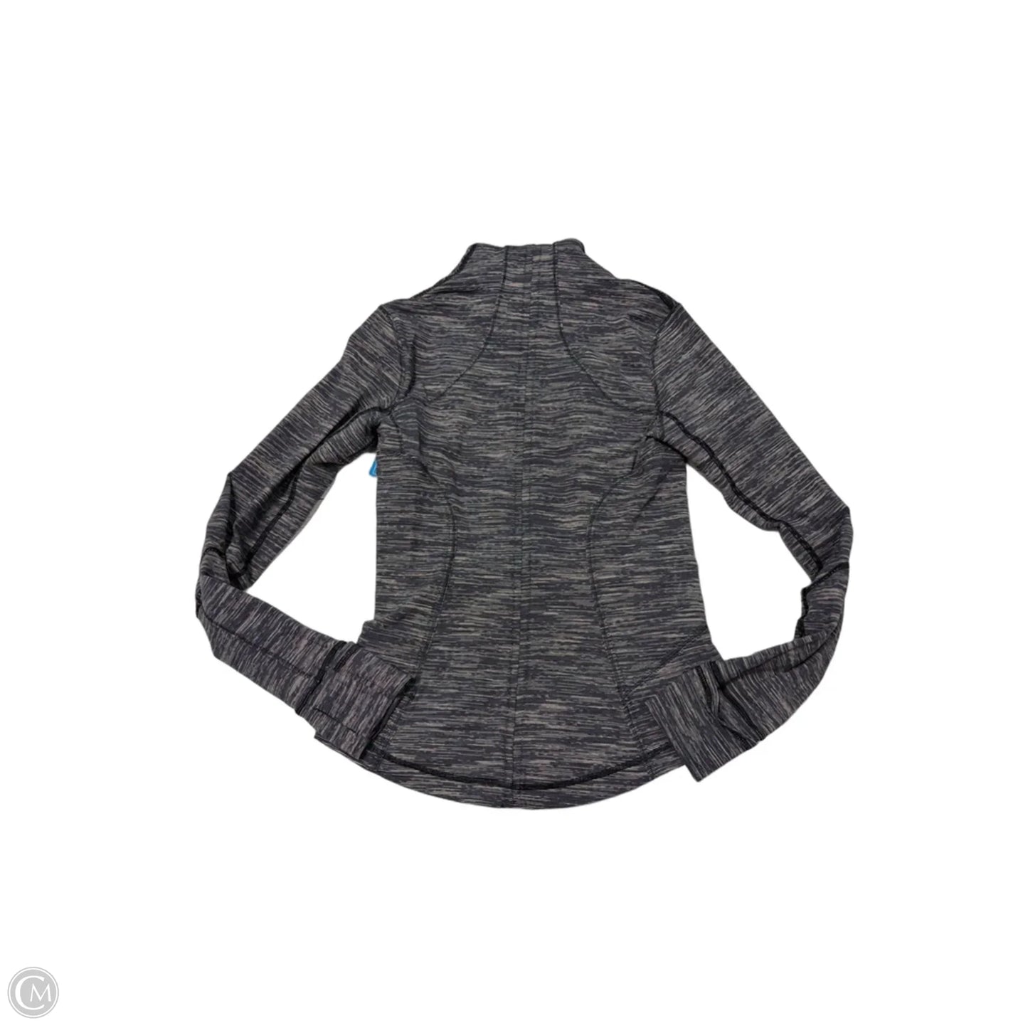 Athletic Jacket By Lululemon In Black, Size: 6