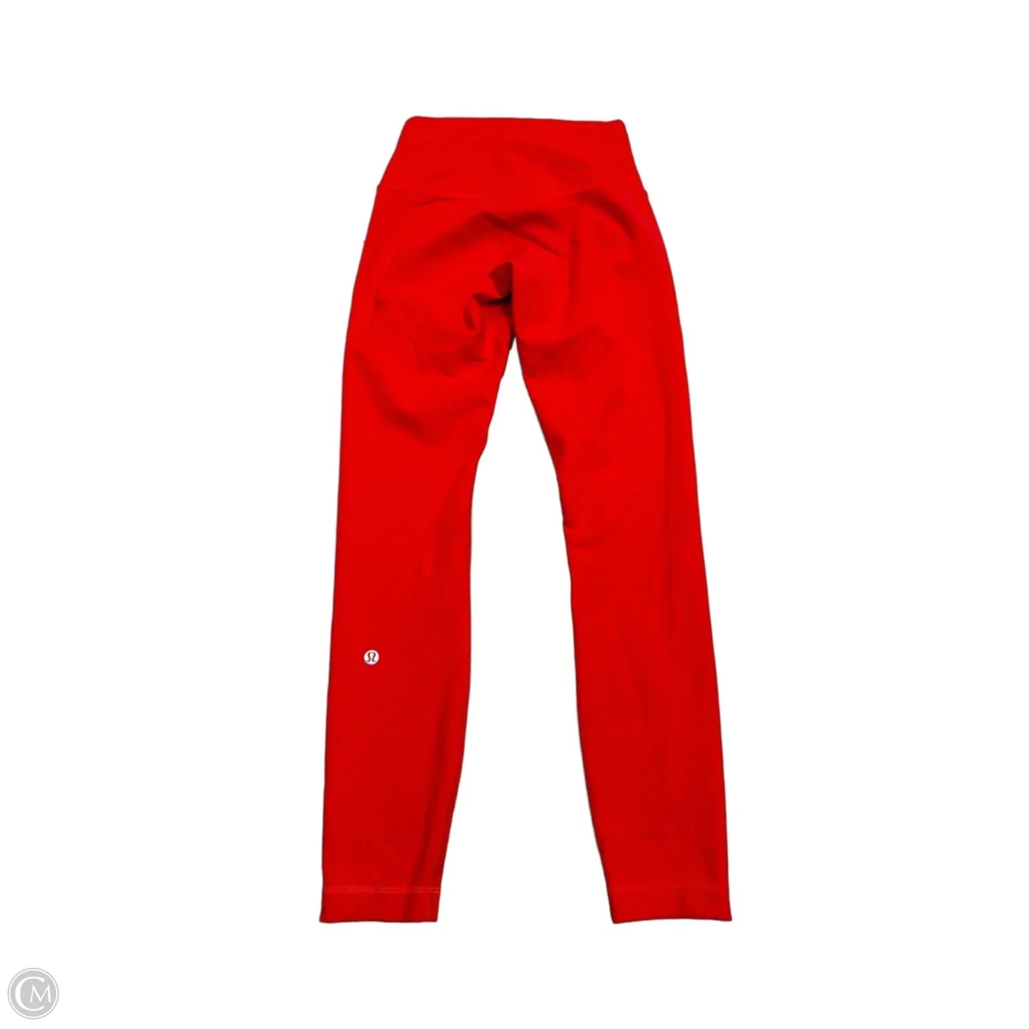 Athletic Leggings By Lululemon In Orange, Size: 4