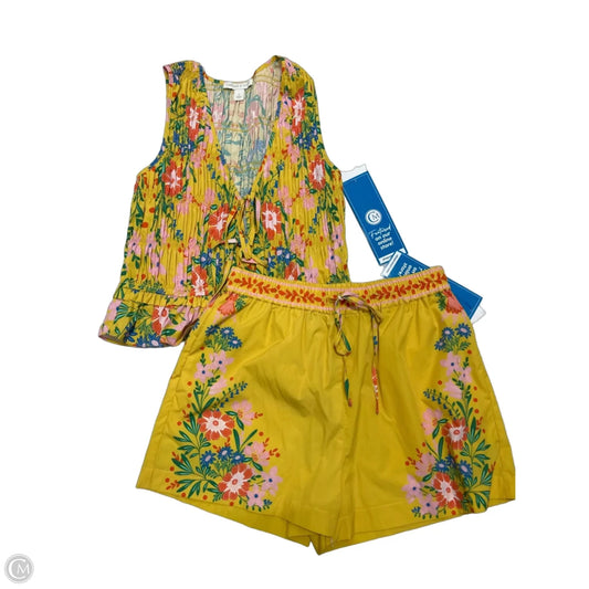 Shorts Set By Chelsea And Violet In Yellow, Size: S