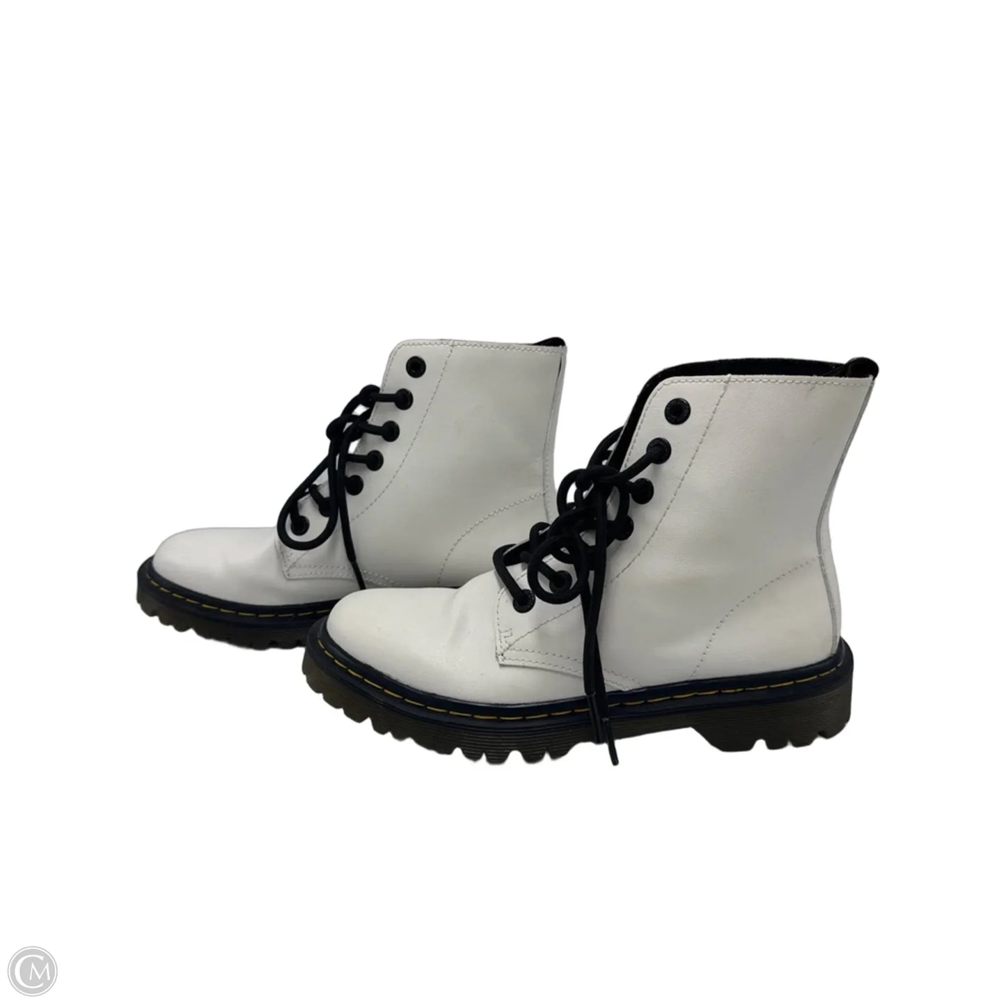 Boots Designer By Dr Martens In White, Size: 7 (38)