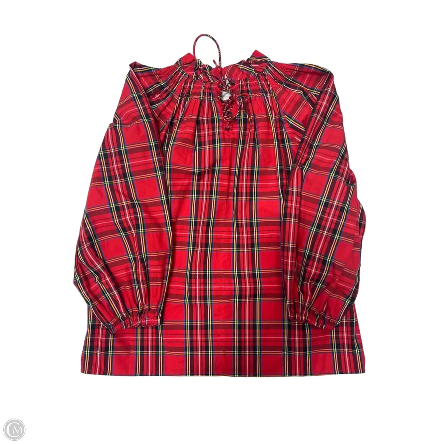 Top Long Sleeve By J. Crew In Red, Size: S