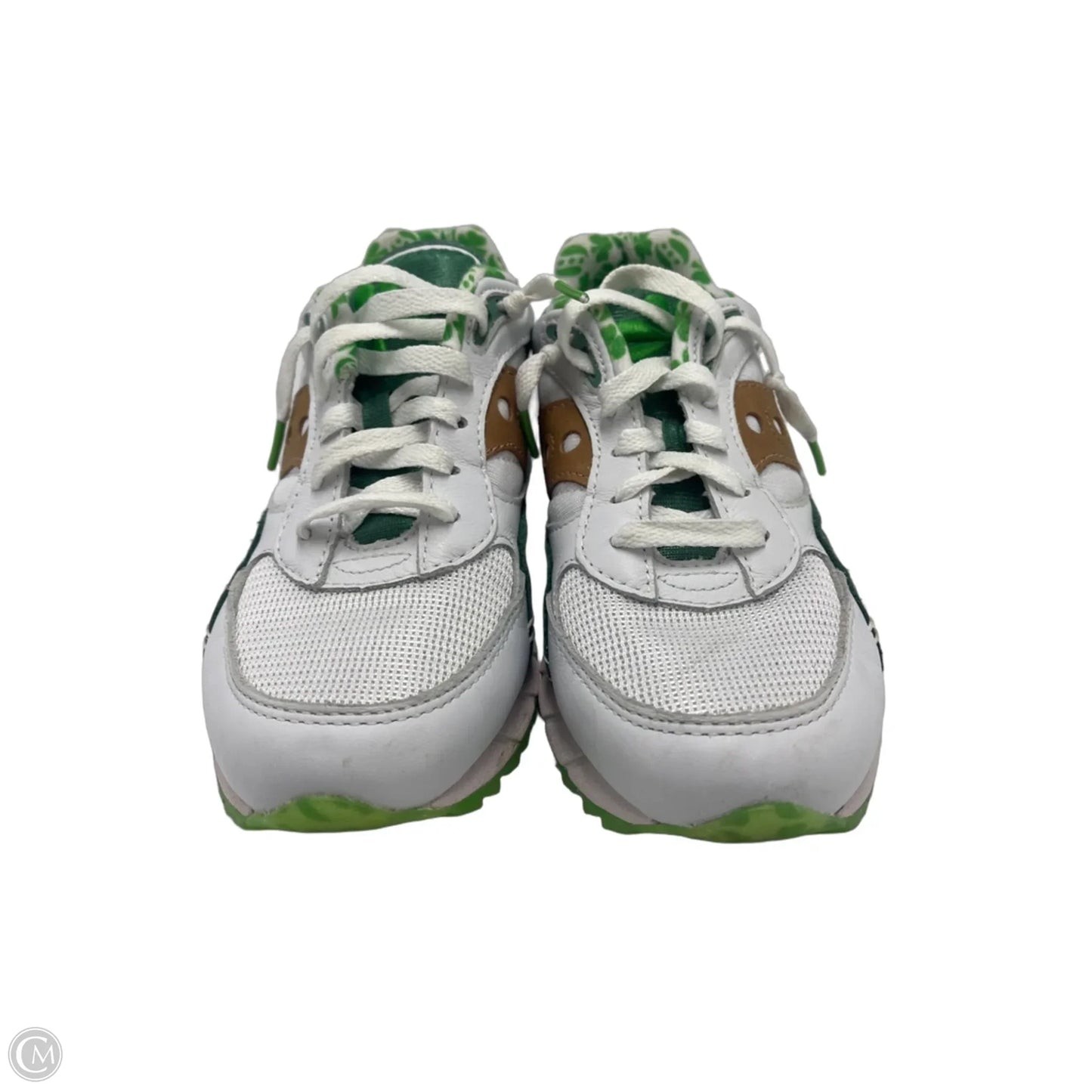 Shoes Sneakers By Saucony In Green & White, Size: 10 (41)