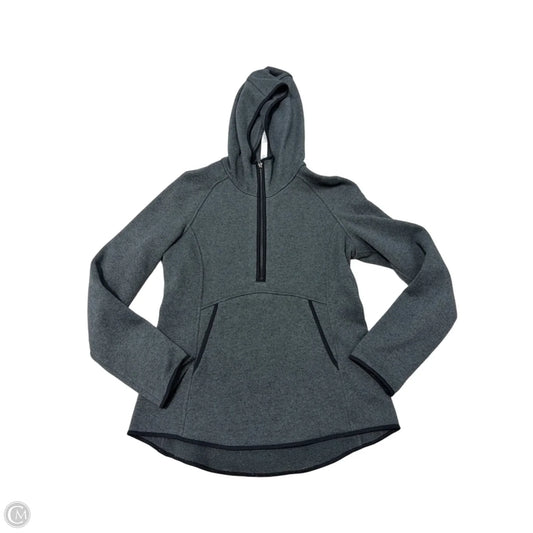 Sweatshirt Hoodie By Lululemon In Grey, Size: M