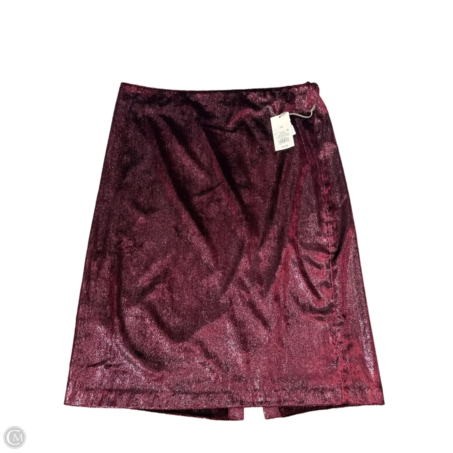 Skirt Midi By A New Day In Red, Size: Xxl