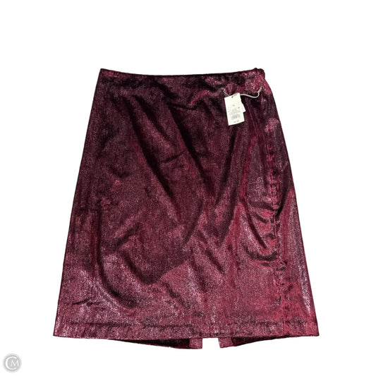 Skirt Midi By A New Day In Red, Size: Xxl