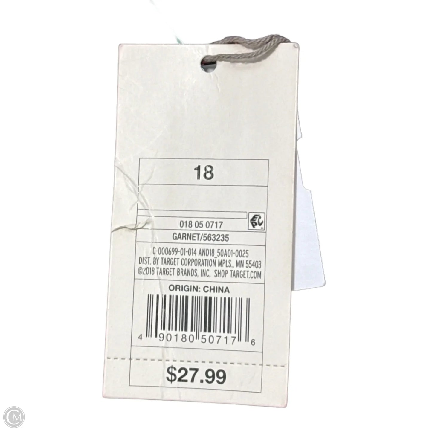 Skirt Midi By A New Day In Red, Size: Xxl