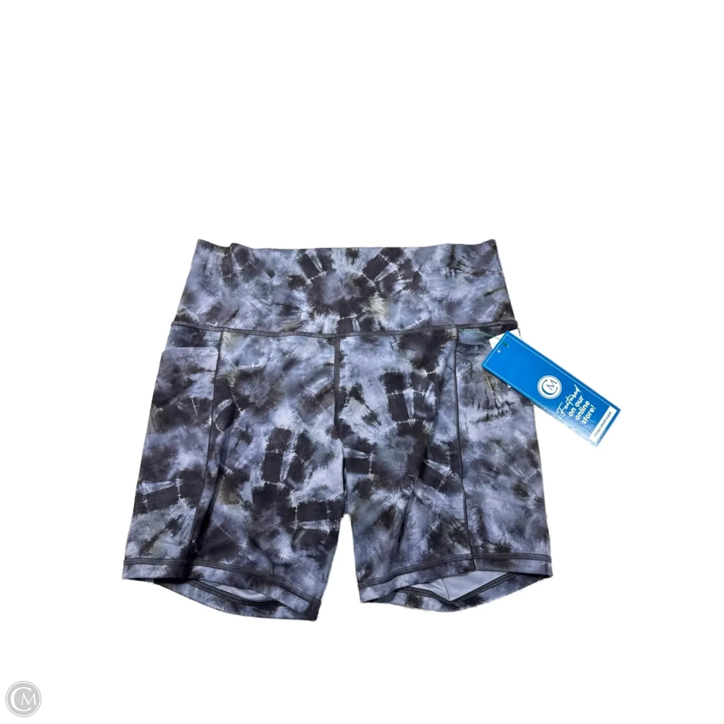 Athletic Shorts By Athleta In Tie Dye Print, Size: L