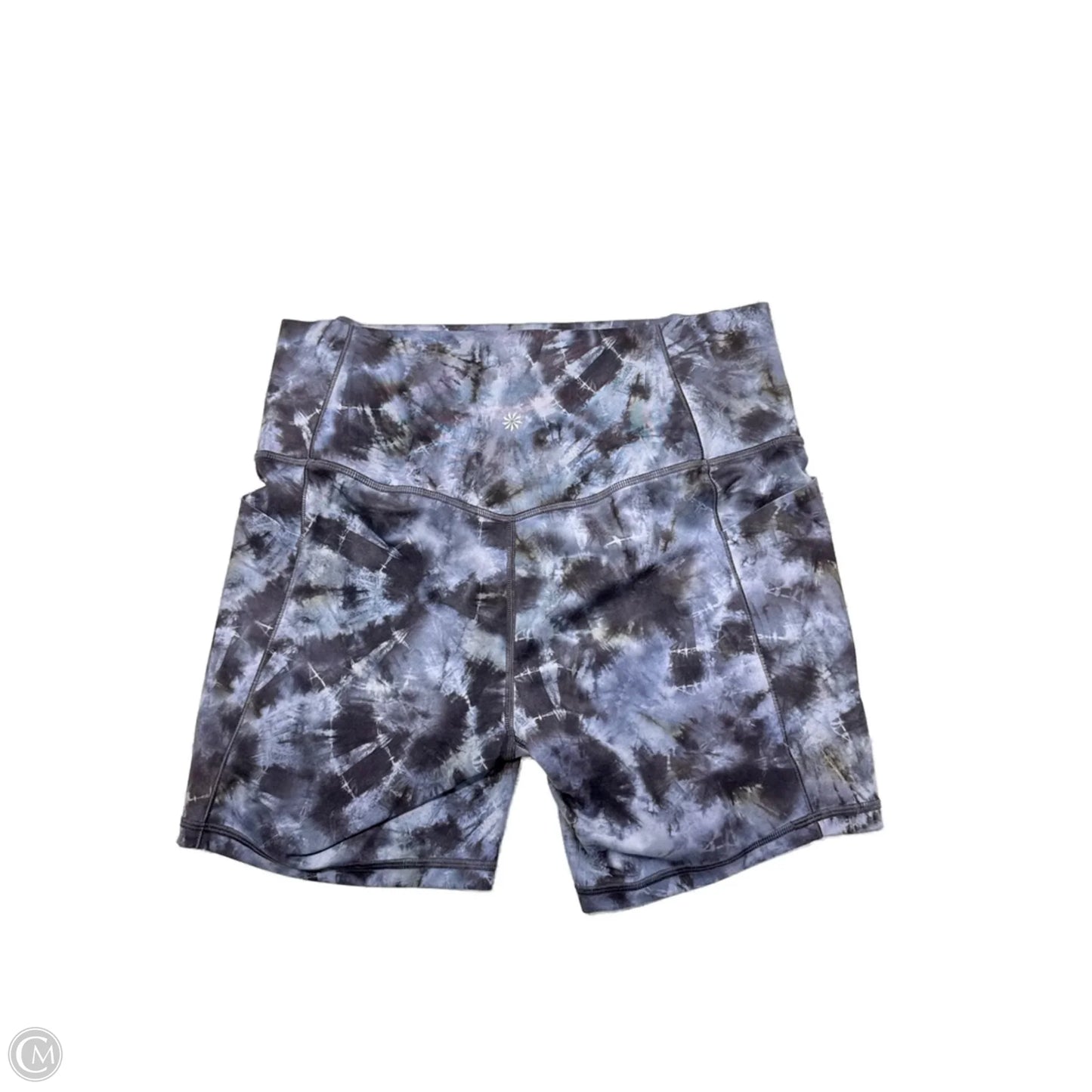 Athletic Shorts By Athleta In Tie Dye Print, Size: L