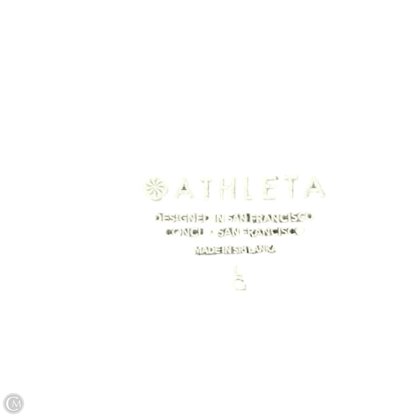 Athletic Bra By Athleta In Black, Size: L