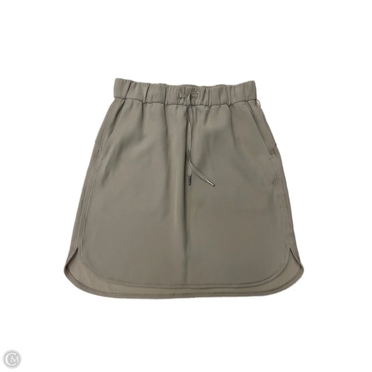 Athletic Skirt By Lululemon In Brown, Size: 8