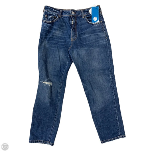 Jeans Straight By Pilcro In Blue Denim, Size: 6