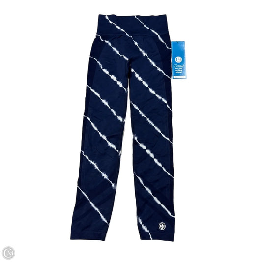 Athletic Leggings By Tory Burch In Navy, Size: Sp