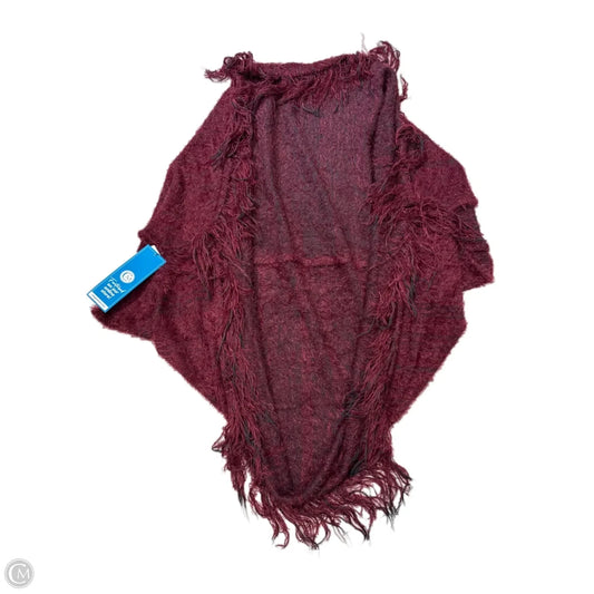Shawl By Free People In Maroon, Size: Osfm