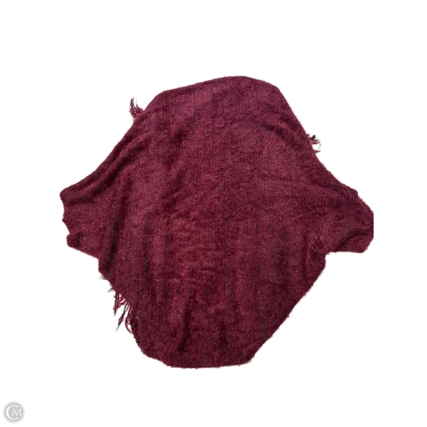Shawl By Free People In Maroon, Size: Osfm