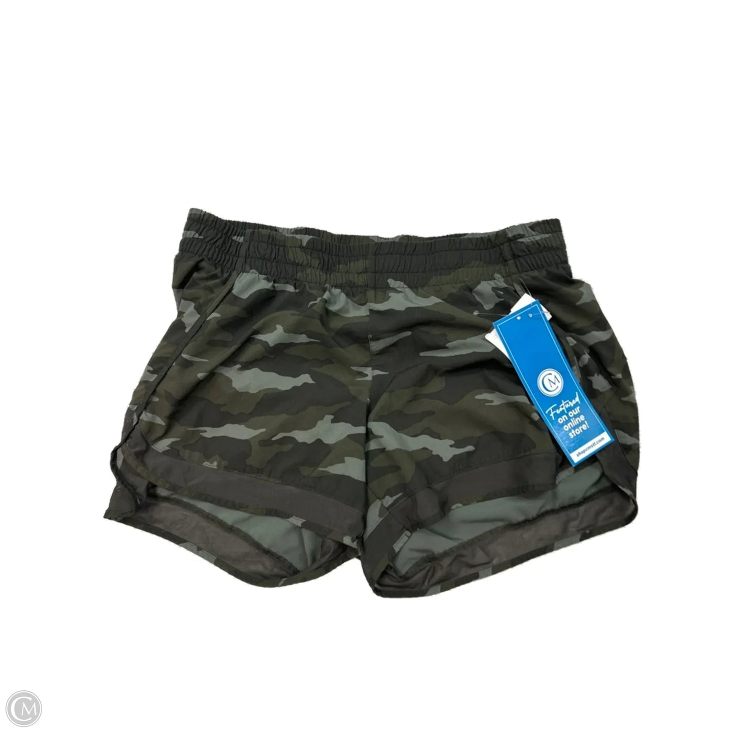 Athletic Shorts By Athleta In Camouflage Print, Size: M