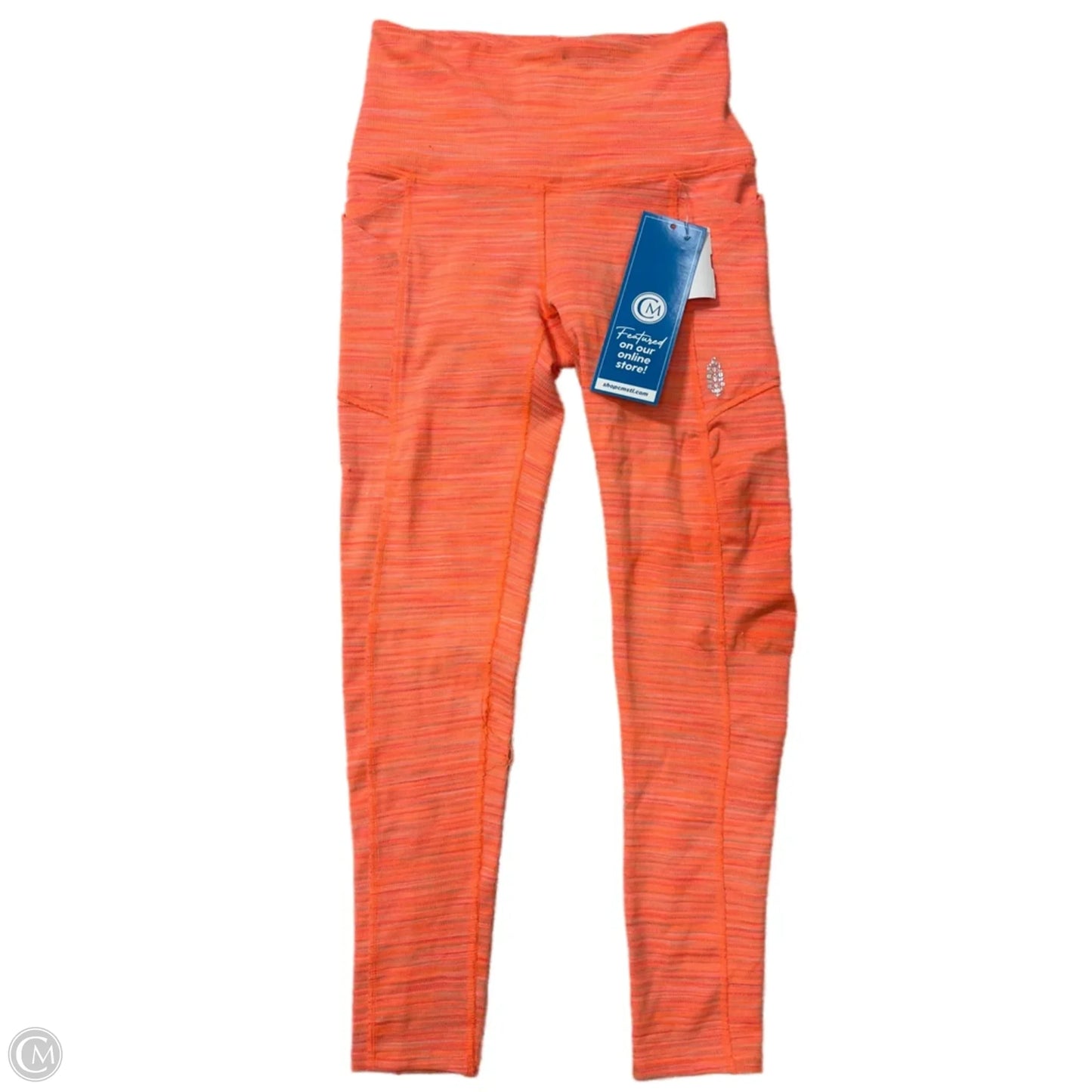Athletic Leggings By Free People In Orange, Size: Xs
