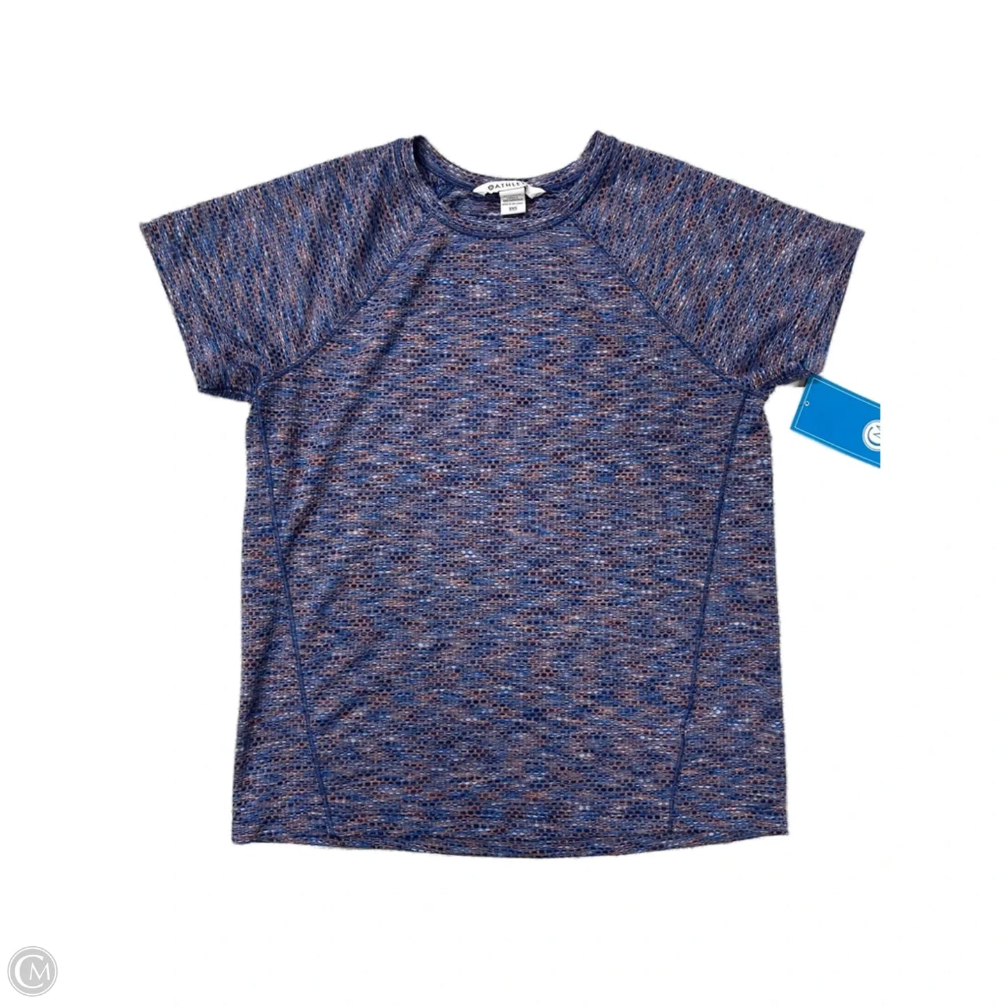 Athletic Top Short Sleeve By Athleta In Purple, Size: Xxs