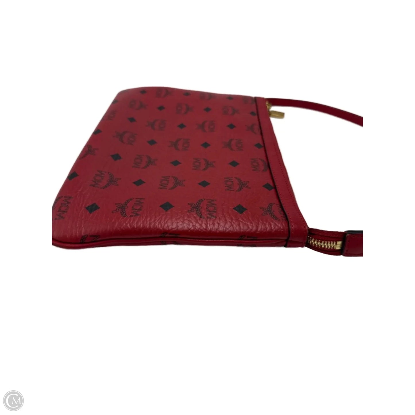 MCM Visetos Pouchette Luxury Wristlet / Clutch / Handbag